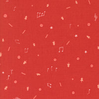 Moda - Tiny Christmas - Christmas Cookie Christmas Red Fabric