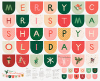 Moda - Tiny Christmas Garland Panel