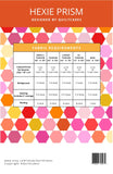 Quilt Cakes - Hexie Prism Quilt - Paper Pattern