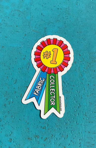 Sassafras Lane Designs - Fabric Collector Award Sticker