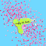 The Peach Fuzz - Hot Glue Gun Enamel Pin