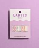 Kylie and The Machine - Cute AF! Woven Sewing Labels (6 ct)