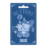 Pre-Order Tilda - Buttons - Something Blue Dark 20mm (0.8in)