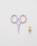 Matchy Matchy Sewing Club - Scallop Handle Embroidery Scissors - Lavender