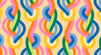 Moda - Groove - Knotted Luminous Multi Fabric
