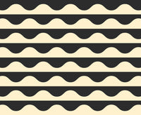 Moda - Groove - Wavy Tuxedo Fabric