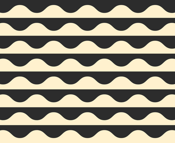 Moda - Groove - Wavy Tuxedo Fabric