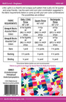 Modernly Morgan - Little Lights Quilt - Paper Pattern