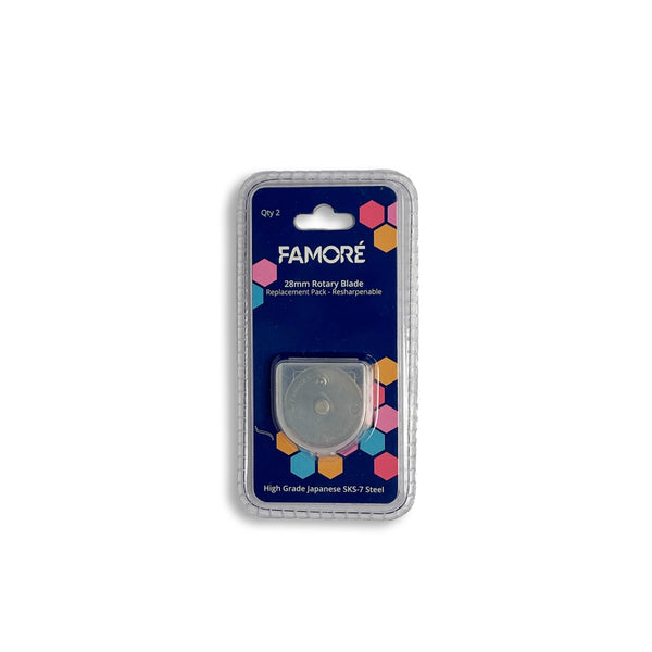 Famore - Rotary Replacement Blade Japanese Steel - 28mm