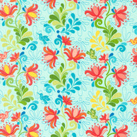 Moda - Land Of Enchantment - Yucca Green Aqua Fabric