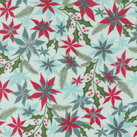 Moda - Good News Great Joy - Joyful Petals Icicle Fabric