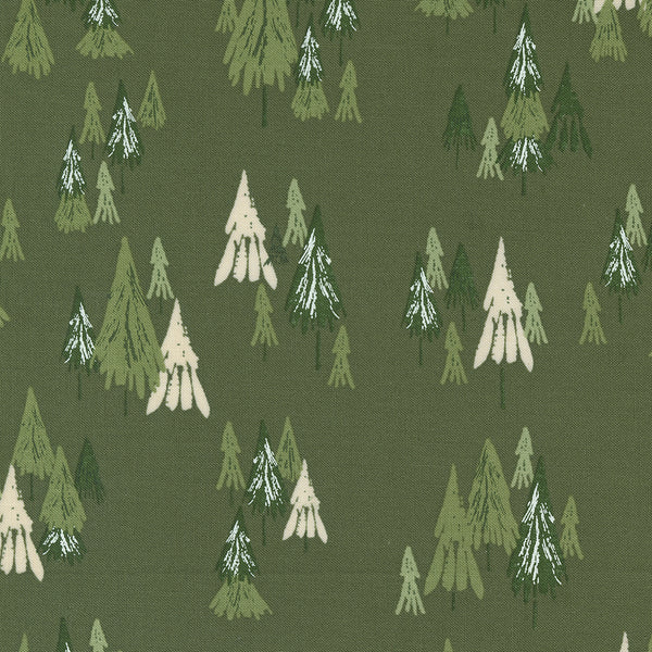 Moda - Good News Great Joy - Fir Forest Pine Fabric