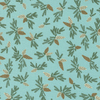 Moda - Good News Great Joy - Pinecone Bough Frost Fabric