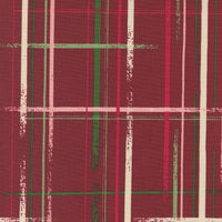 Moda - Good News Great Joy - Candy Stripe Cranberry Fabric