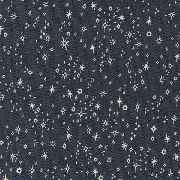 Moda - Good News Great Joy - Starry Snowfall Midnight Fabric