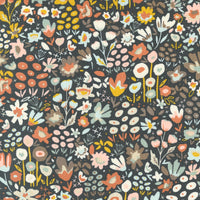 Moda - Dawn On The Prairie - Meadow Walk Charcoal Fabric