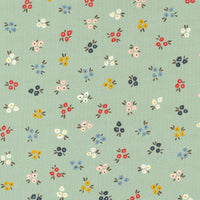 Moda - Dawn On The Prairie - Sweet Ditzy Dusty Mist Fabric