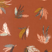 Moda - Woodland & Wildflowers - Feather Friends Rust Fabric