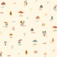 Moda - Woodland & Wildflowers - Micro Mushrooms Cream Fabric