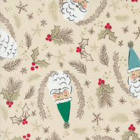 Moda - Cozy Wonderland - Jolly St. Nick Natural Fabric