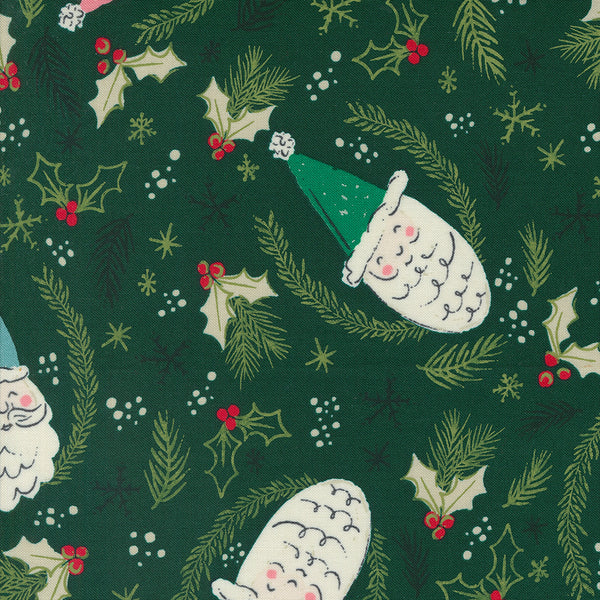 Moda - Cozy Wonderland - Jolly St. Nick Pine Fabric