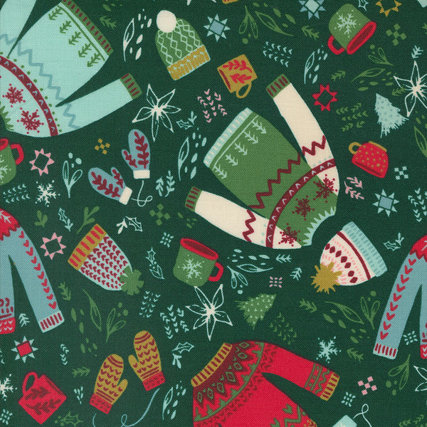 Moda - Cozy Wonderland - Cozy Please Pine Fabric