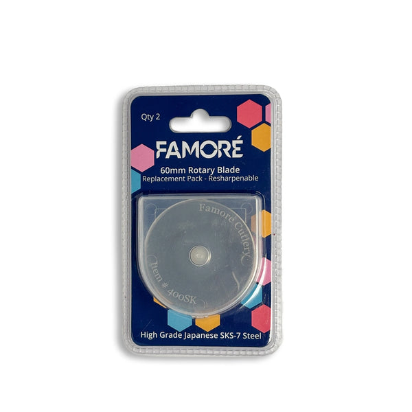 Famore - Rotary Replacement Blade Japanese Steel - 60mm