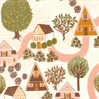 Moda - Quaint Cottage - Street View Cloud Fabric