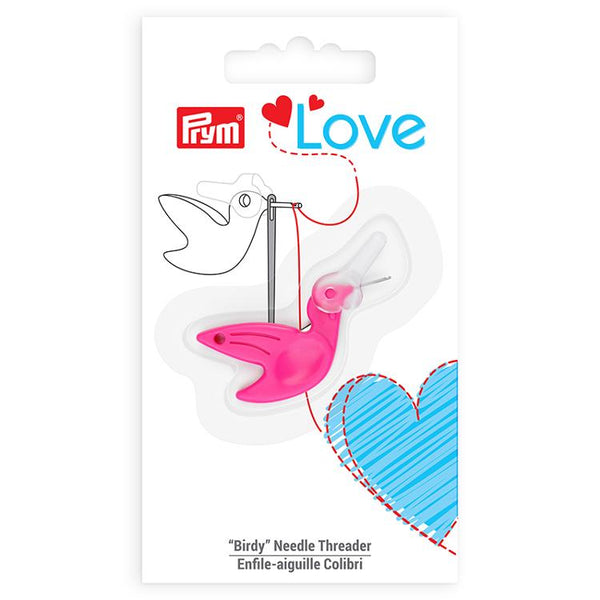Prym Love - Birdy Needle Threader - Pink