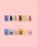 Kylie and The Machine - Metallic Mini Hands Woven Sewing Labels (6 ct)