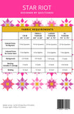 Quilt Cakes - Star Riot Quilt - Paper Pattern