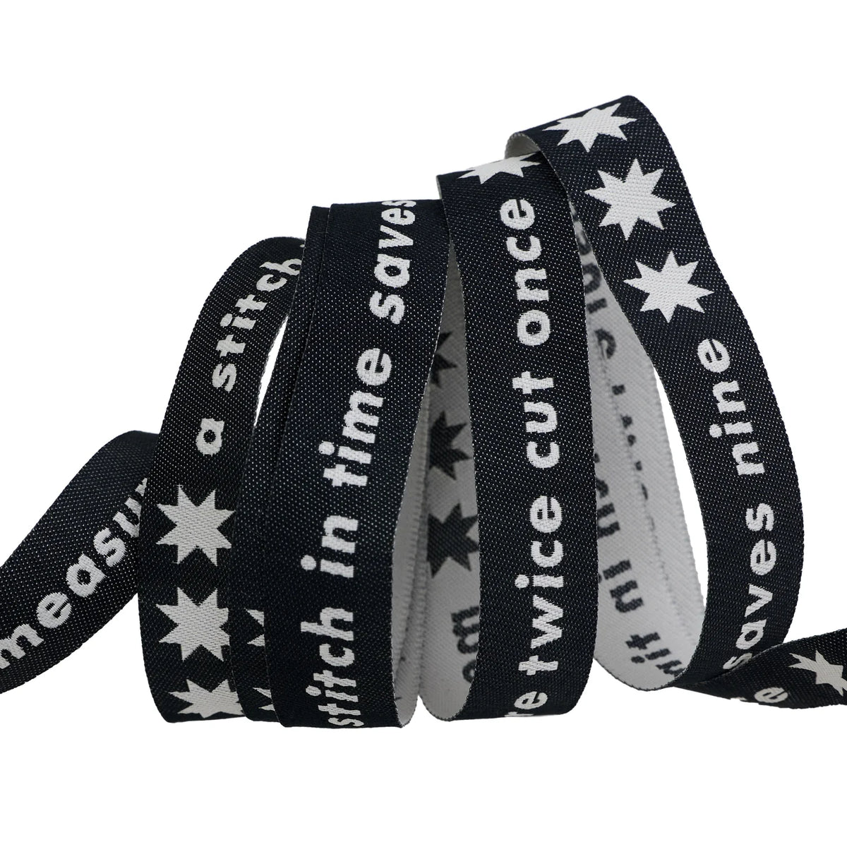 Renaissance Ribbons - Catnap Measure Twice Ribbon - Black – Pearls and ...