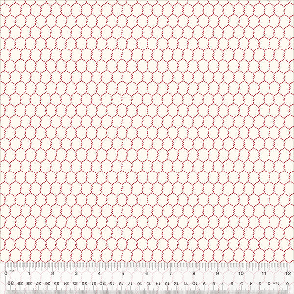 Windham - Chicken Littles - Chicken Wire Ivory Fabric