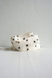 Bessie Pearl Binding Co. - 2.5" Bias Quilt Binding - Starry Natural w/ Black Star