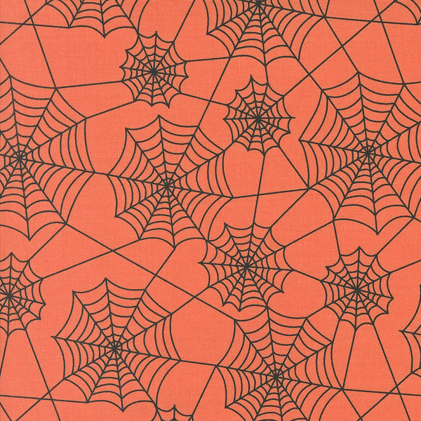 Moda - Hey Boo - Webs Soft Pumpkin Fabric