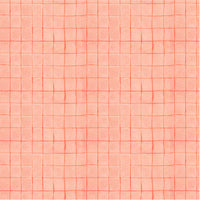 Windham - Heather Ross by Hand - Drawn Plaid Salmon Fabric