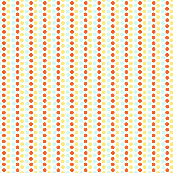 Windham - Heather Ross Studio Edit - Dots Blue & Yellow Fabric