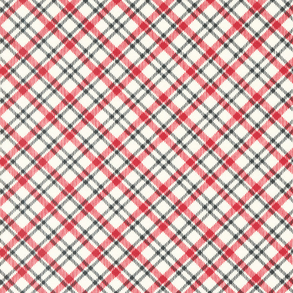 Moda - Blizzard - Plaid Red Black Fabric