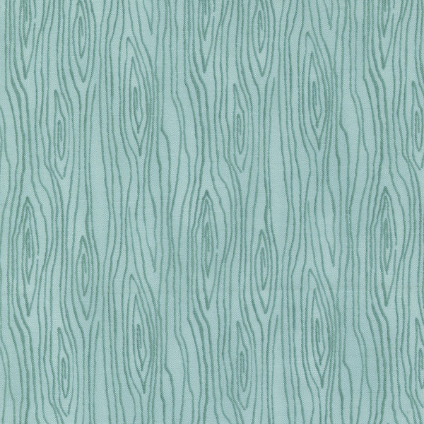 Moda - Harvest Wishes - Autumn Woodgrain Aqua Fabric