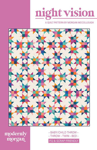 Modernly Morgan - Night Vision Quilt - Paper Pattern