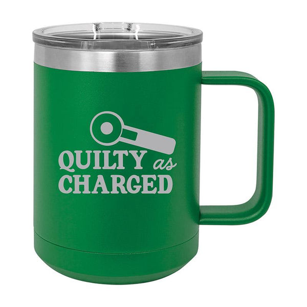 Moda - 15oz Mug - Quilty As Charged Green