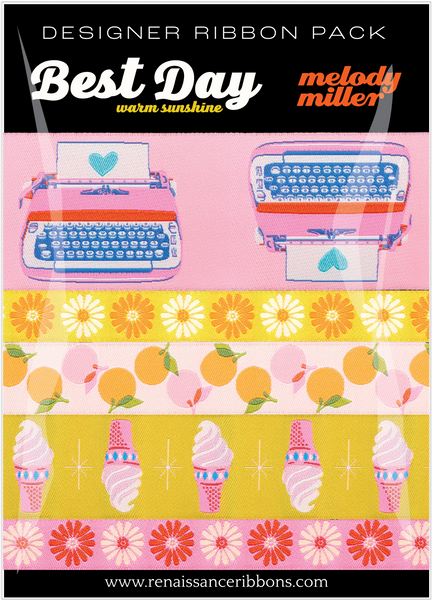 Renaissance Ribbons - Ruby Star Society Best Day - Warm Sunshine Ribbon Pack