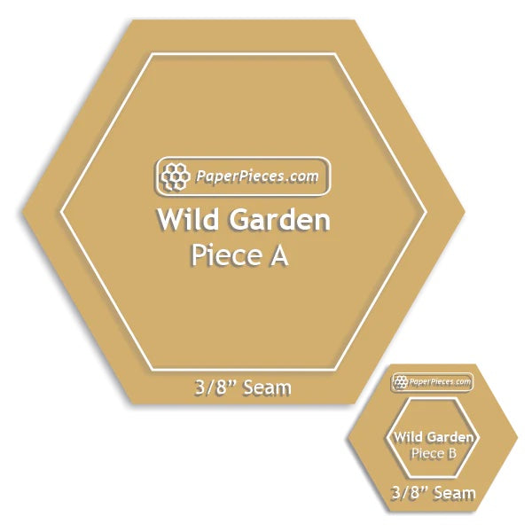 Wild Garden Complete 3/8" Seam Acrylic Templates