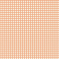 Felicity Fabrics - Pasta Love - Table for Two Orange Fabric
