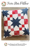 Branch & Blume - Five Star Pillow - Paper Pattern