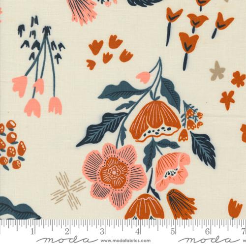 Moda - Folk Lore - Garden Tales Eggshell Fabric