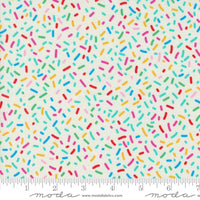 Moda - Snack Shack - Life Is Better With Sprinkles Cream Fabric