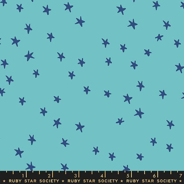 Ruby Star Society - Starry Wideback 108" - Turquoise Fabric