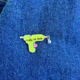 The Peach Fuzz - Hot Glue Gun Enamel Pin
