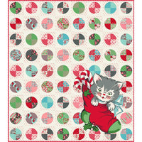 Moda - Kitty Christmas Here Comes Santa Claws Quilt Kit